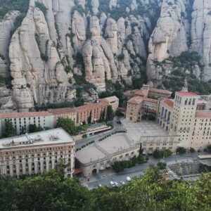 Montserrat Basilica views Barcelona