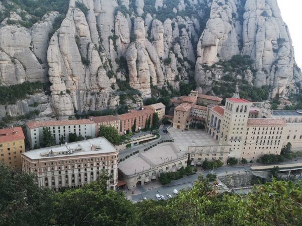 Montserrat Basilica views Barcelona